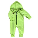 Комбинезон из футера без начеса с капюшоном "AB Legends" 86 см цвет: лайм V054