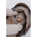 Вязаный теплый конверт - плед для малыша Демисезон 