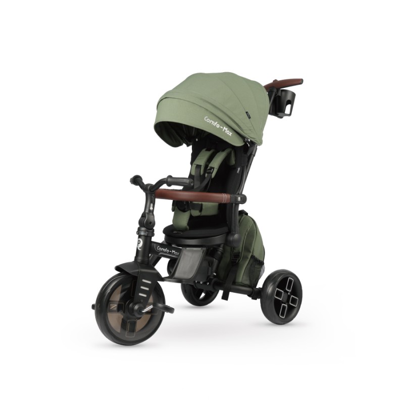 Велосипед трехколесный 8 в 1 Qplay Comfo Max цвет: Green T70