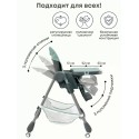 Стульчик для кормления с рождения 0+ Bubago Amelia цвет: светло-серый BG 103-2