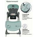 Стульчик для кормления с рождения 0+ Bubago Amelia цвет: светло-серый BG 103-2