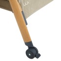 Колыбель-кроватка приставная с системой качания Pituso Lila цвет: бежевый