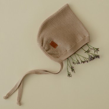 Детская шапочка вязаная 40-42 см ELF цвет: капучино 030-62-0CAP