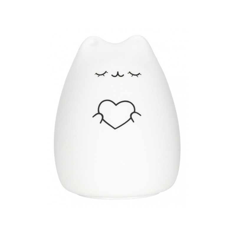 Силиконовый мягкий ночник CosmoCat + USB с аккумулятором