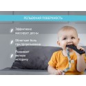 Прорезыватель силиконовый « Пульт от телевизора » большой с держателем RTVP-004