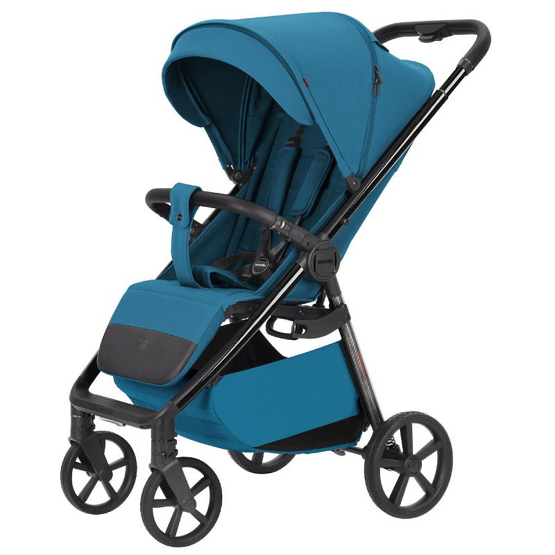 Коляска прогулочная Carrello Bravo carbon Special 2025 цвет: Azure Blue CRL-5530