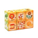 Игрушка развивающая Мякиши кубики Азбука цвета В924