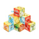 Игрушка развивающая Мякиши кубики Азбука цвета В924