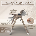 Стульчик-электрокачели для кормления Bubago Aurora цвет: Бежевый BG 198-2