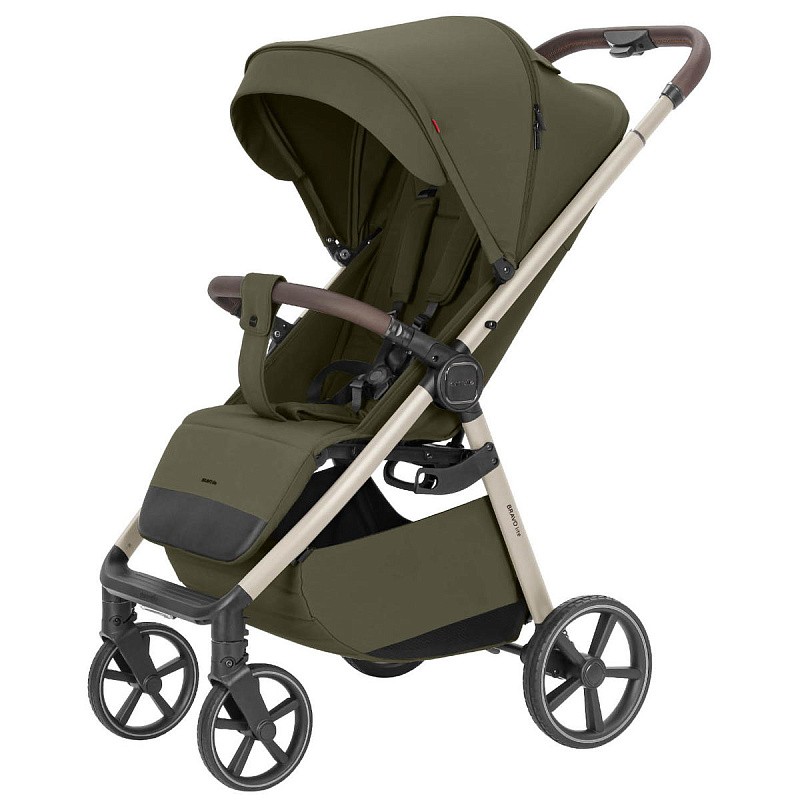 Коляска прогулочная Carrello Bravo lite 2025 цвет: Flax Green CRL-5529