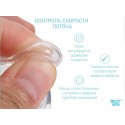 Сменные силиконовые соски для бутылочек 0+ 2 шт медленный поток