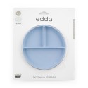 Тарелка секционная силиконовая на присоске Edda цвет: небо SPS-01005
