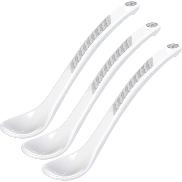 Ложки для кормления 4+m Twistshake 3 шт. цвет: Белый /White