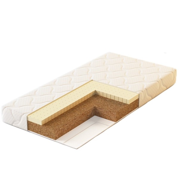 Матрас для прямоугольной кроватки Комфорт Элит 119х60х10 см ЭЛ-119-01