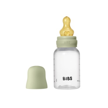Пластиковая бутылочка Bibs 150 мл с латексной соской цвет: sage