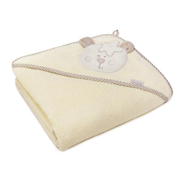 Детское махровое полотенце " Мишутка" 90*90 Perina цвет: бежевый ПД-02.95