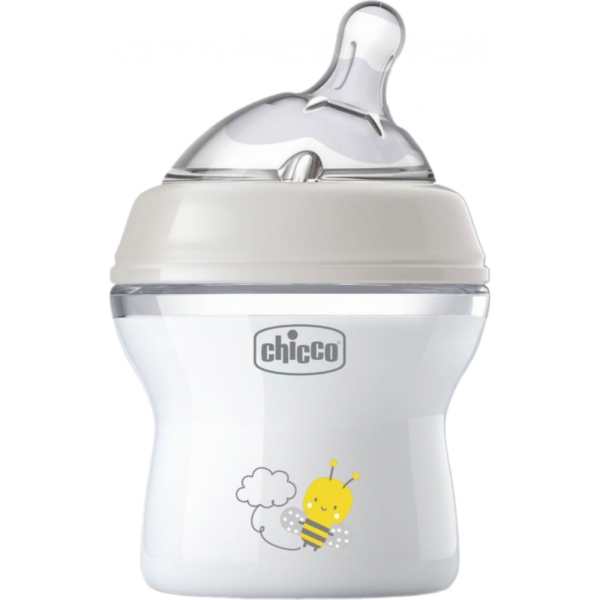 Бутылочка для кормления с соской 150 мл 0+ Chicco Natural Feeling цвет: UNI