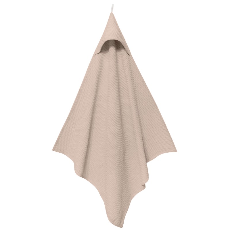 Вафельная пеленка для купания с уголком 100*100 см цвет: теплый беж 2008-34 Вафельная пеленка для купания с уголком 100*100 см цвет: теплый беж 2008-34