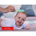 Детская щеточка с расческой цвет: мятный RBH-001-M