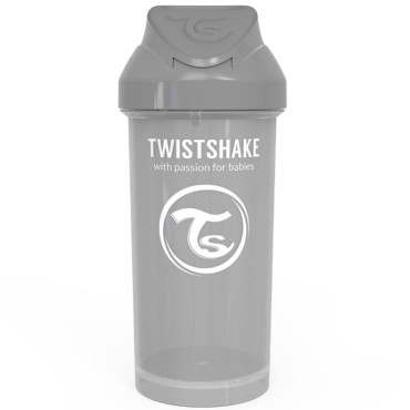 Поильник-непроливайка с трубочкой 6+m.Twistshake 360 мл. цвет: Пастельный серый /Pastel Grey Поильник-непроливайка с трубочкой 6+m.Twistshake 360 мл. цвет: Пастельный серый /Pastel Grey