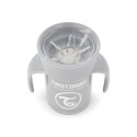 Поильник Twistshake 6+m. 360 cup 230 мл. цвет: Пастельный серый /Pastel Grey