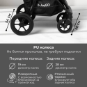 Коляска детская прогулочная BubaGo Model Cross City LUX цвет: зеленый BG 168-4