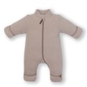 Флисовый комбинезон-поддева Cute 56-62 см цвет: теплый беж 1645-122