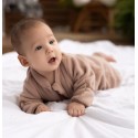 Флисовый комбинезон-поддева Cute 56-62 см цвет: теплый беж 1645-122
