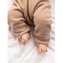Флисовый комбинезон-поддева Cute 56-62 см цвет: теплый беж 1645-122