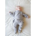 Флисовый костюм Cute 74-80 см цвет: серый 1555-13