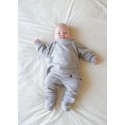 Флисовый костюм Cute 74-80 см цвет: серый 1555-13