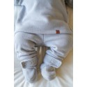 Флисовый костюм Cute 74-80 см цвет: серый 1555-13