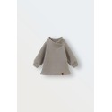 Флисовый костюм Cute 74-80 см цвет: серый 1555-13
