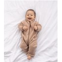 Флисовый комбинезон-поддева Cute 74-80 см цвет: теплый беж 1645-122