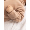 Флисовый комбинезон-поддева Cute 74-80 см цвет: теплый беж 1645-122