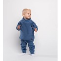 Флисовый костюм Cute 74-80 см цвет: синий 1555-195