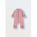 Флисовый комбинезон-поддева Cute 74-80 см цвет: пудра 1645-01
