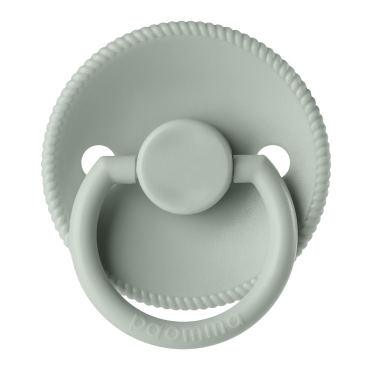 Пустышка Paomma с соской из натурального латекса (S) 0-6 месяцев цвет: sage PPL107