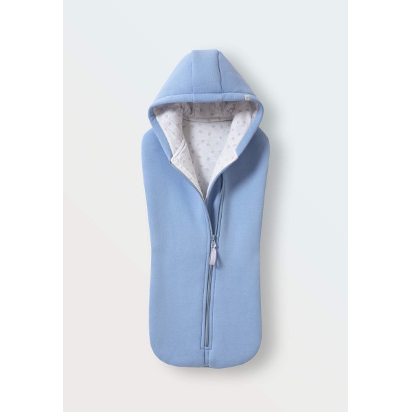 Кокон прогулочный с капюшоном Cosy 0-3 месяца цвет: голубой 1780-12
