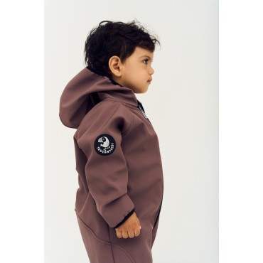 Комбинезон демисезонный мембрана Softshell 86-92 см цвет: кофе 167-121