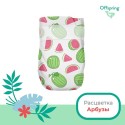 Эко-подгузники Offspring M 6-10 кг 42 шт цвет: арбузы