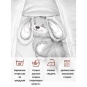 Комбинезон-трансформер с рождения до 68 см цвет: светло-серый 147ШМ