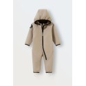 Комбинезон демисезонный мембрана Softshell 80-86 см цвет: бежевый 167-34