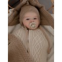 Шапочка вязаная детская 38-40 см ELF цвет: капучино W030N-010-38/40