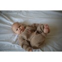 Вязаный шерстяной комбинезон Woolly 56-68 см цвет: роза 990-118