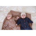 Вязаный шерстяной комбинезон Woolly 56-68 см цвет: роза 990-118