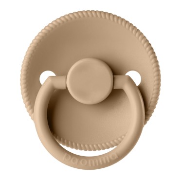 Пустышка Paomma с соской из натурального латекса (S) 0-6 месяцев цвет: hazelnut PPL116