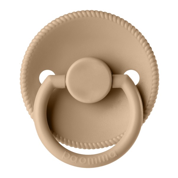 Пустышка Paomma с соской из натурального латекса (S) 0-6 месяцев цвет: hazelnut PPL116