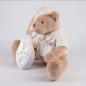 Игрушка для сна с белым и розовым шумом Drema BabyDou " Мишка Дрема" цвет: бежевый 101