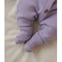Детские пинетки в рубчик Loom 9-11 см цвет: лиловый PIN002N-043